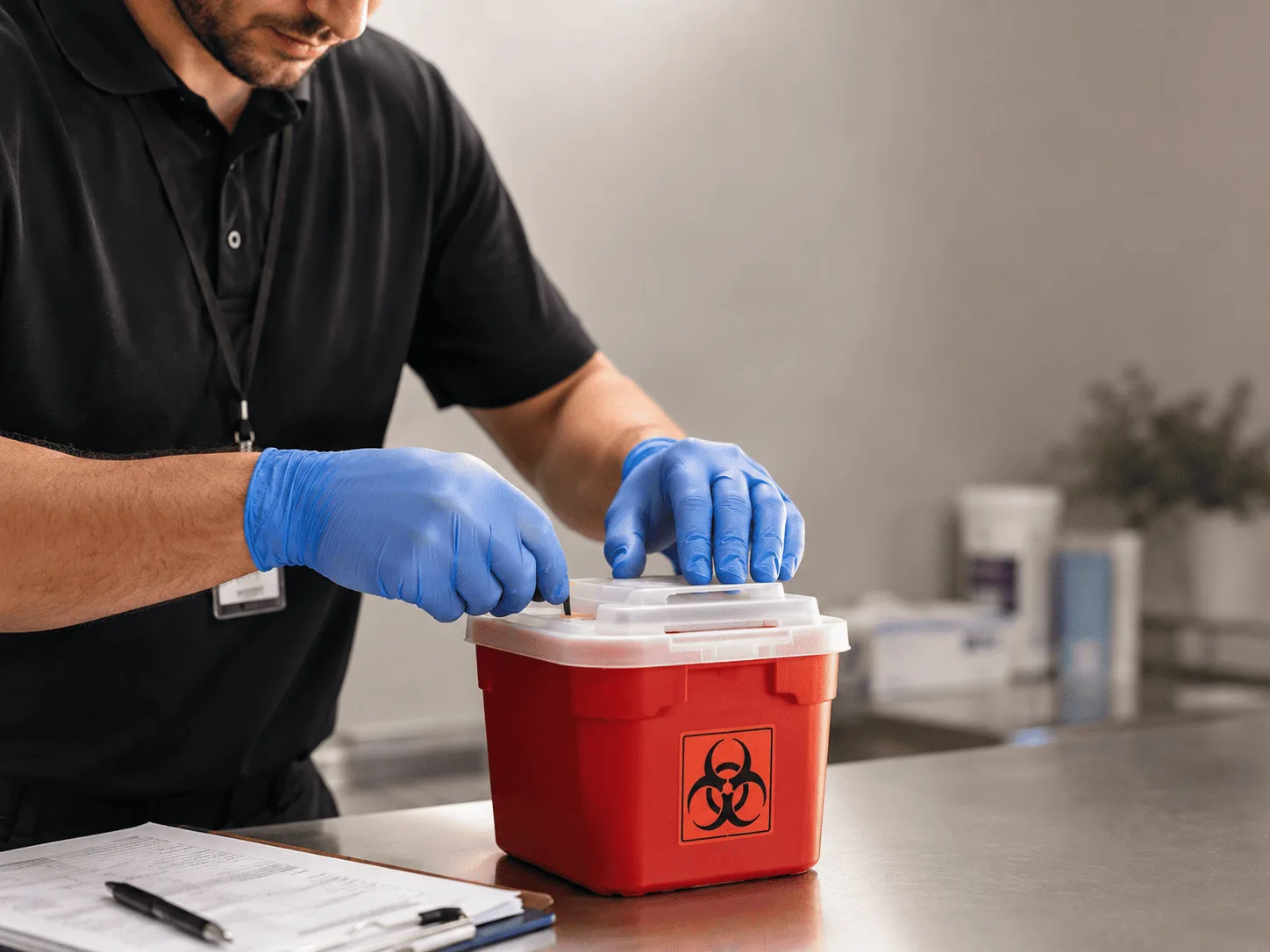 Why choose Sharps Waste Disposal in Coral, MI